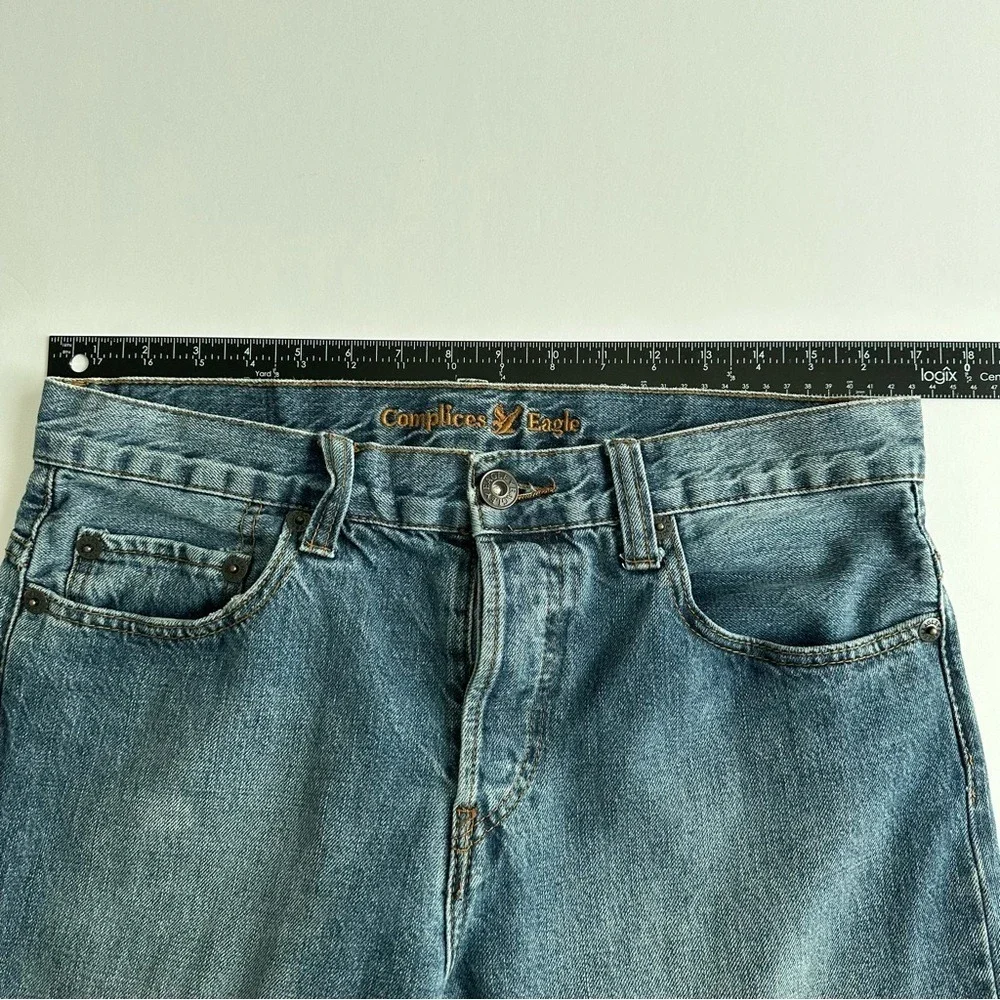Complices‎ Eagle Mens Straight Leg Jeans Medium Wash Size 42 (34x32)